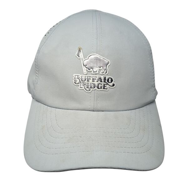 Buffalo Ridge Strapback Baseball Cap Blue OS Adjustable Embroidered Imperial - Picture 1 of 9